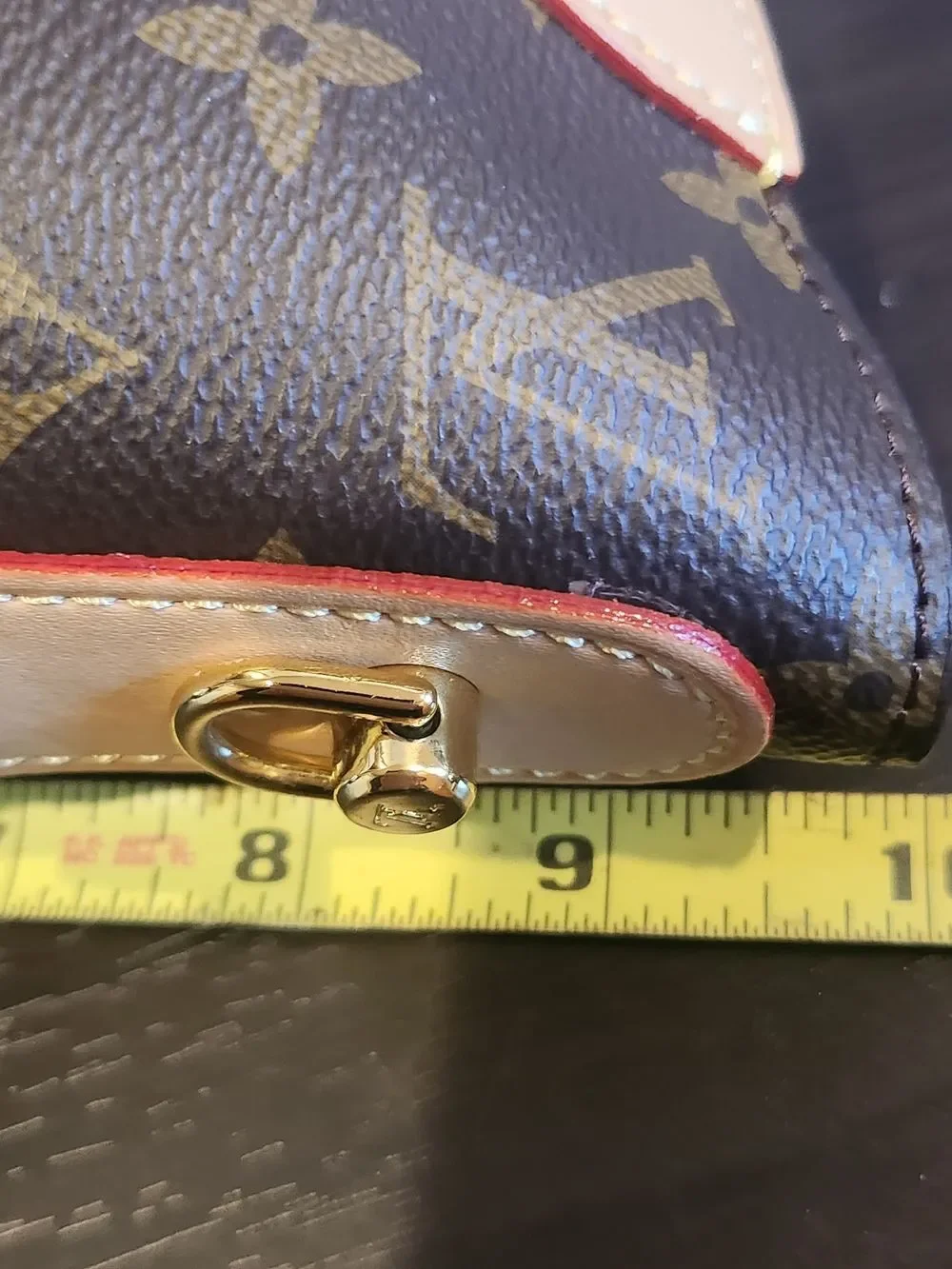 Brown Canvas Monogram Lock It Bucket Crossbody - Picture 13 of 15